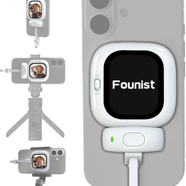 Wireless Magnetic Phone Camera Remote with Screen