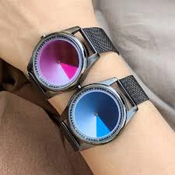 Enmex Special Design Gradient Watch – Minimalist Artistic Timepiece