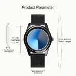 Enmex Special Design Gradient Watch – Minimalist Artistic Timepiece