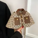 Unique Mini Jacket-Shaped Monogram Crossbody Bag – Chic & Trendy