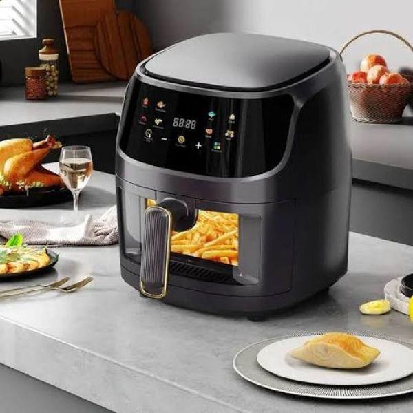 SILVER CREST 8L Glass Window Electric Digital Touch Screen Air Fryer Oven