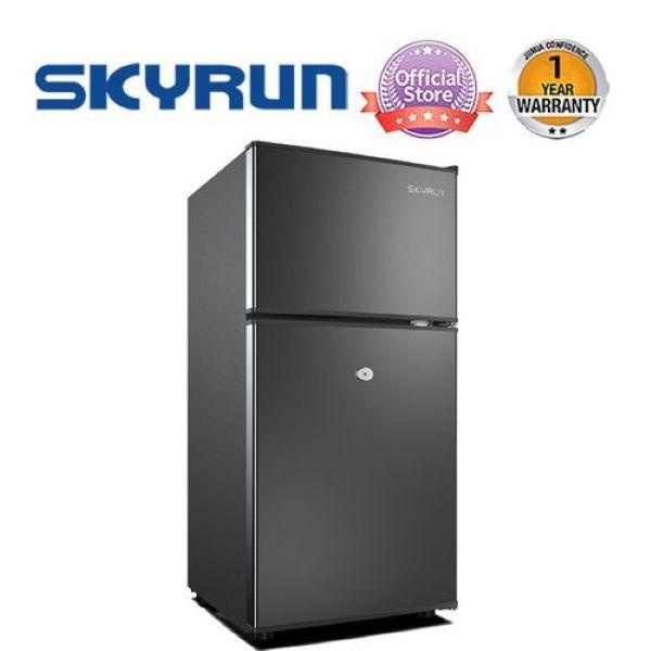 Skyrun 70 Litres Double Door Top Mount Fridge (BCD-85HC) - Starry Night Black.
