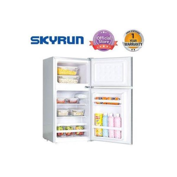 Skyrun 70 Litres Double Door Top Mount Fridge (BCD-85HC) - Starry Night Black.