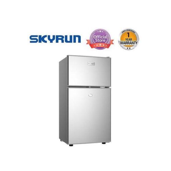 Skyrun 70 Litres Double Door Top Mount Fridge (BCD-85HC) - Starry Night Black.