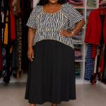 Plus Size Flared Midi Gowns