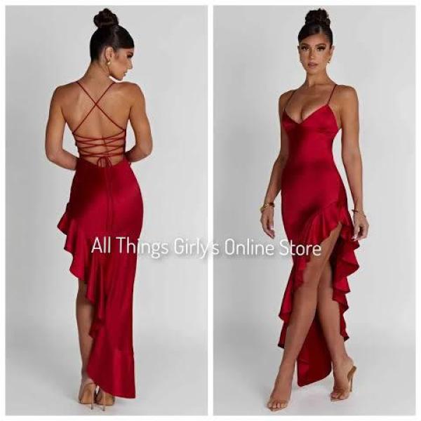 Maxi Silk Dress Gown