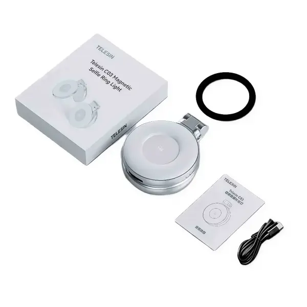 Telesin C03 Magnetic Selfie Ring Light