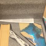 DTREEL Whale Shark Diver Night Lamp – Creative 3D Handmade Resin LED Ocean Light for Bedside & Home Décor