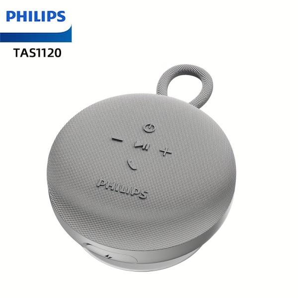 Philips TAS1120 Portable Wireless Bluetooth Speaker – Waterproof Mini Speaker with Stereo Pairing