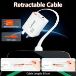 Aubiwe 67W GaN Fast Charger – Ultra-Compact USB-C PD Quick Charge Adapter for Phones, Tablets & Laptops