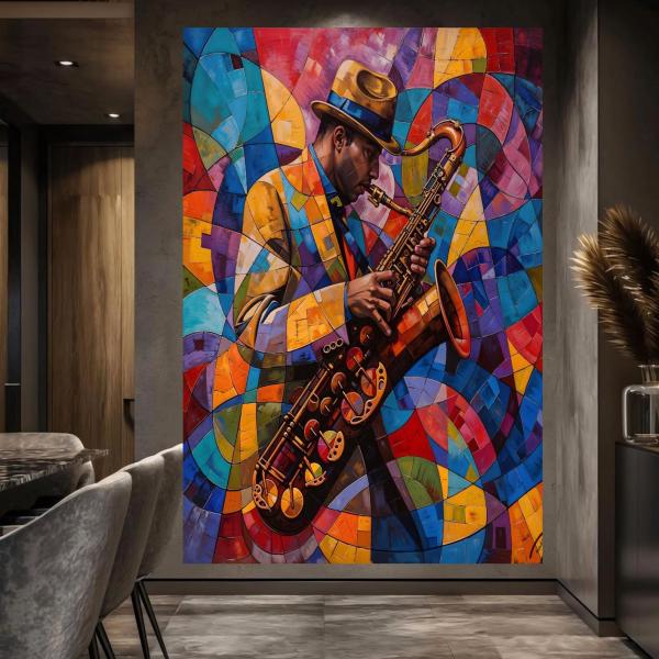 Fractured Jazz Wall Art