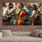 Jazz Band Canvas Wall Art