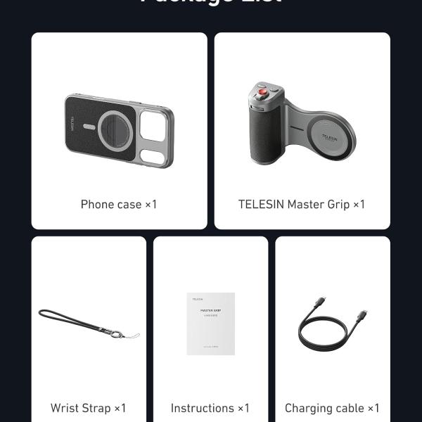 Telesin Master Grip Kit for iPhone 17 Pro.