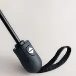 Automatic Open & Close Compact Travel Umbrella – Windproof & Water-Resistant (Black)