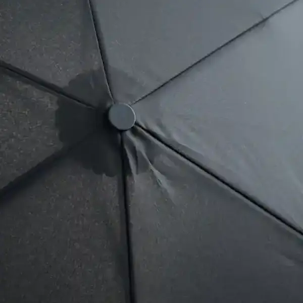 Automatic Open & Close Compact Travel Umbrella – Windproof & Water-Resistant (Black)