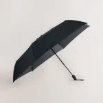 Automatic Open & Close Compact Travel Umbrella – Windproof & Water-Resistant (Black)