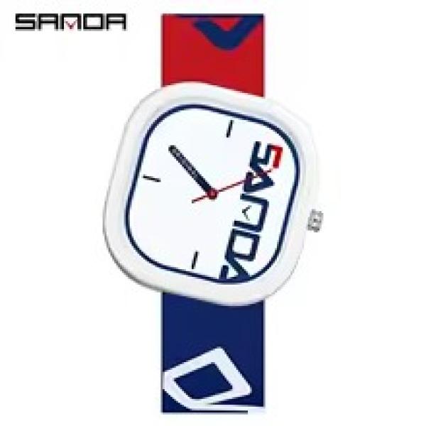 SANDA 3203 Luxury Men’s & Women’s Sport Quartz Watch – Waterproof Silicone Strap.