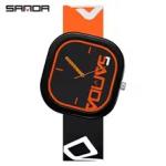 SANDA 3203 Luxury Men’s & Women’s Sport Quartz Watch – Waterproof Silicone Strap.
