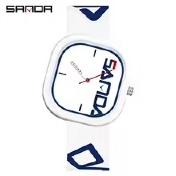 SANDA 3203 Luxury Men’s & Women’s Sport Quartz Watch – Waterproof Silicone Strap.