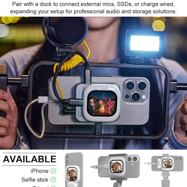 Wireless Magnetic Phone Camera Remote with Screen