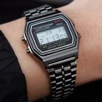 2026 F-91W-1 Men's Waterproof Digital Watch Gray Resin Classic Alarm Light