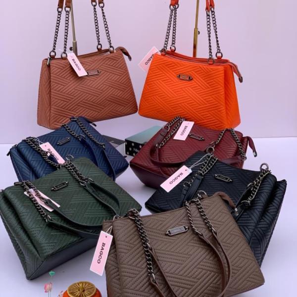 Bagco Premium 3-in-1 Elegant Leather Handbag