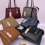 Bagco Premium 3-in-1 Elegant Leather Handbag