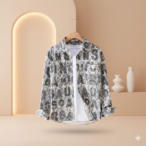 Men's long-sleeve casual button-down_Luxury long sleeve