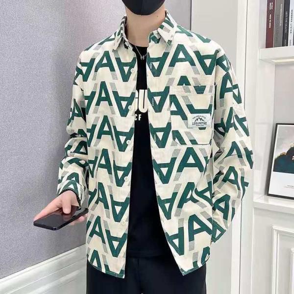 Men's long-sleeve casual button-down_Luxury long sleeve