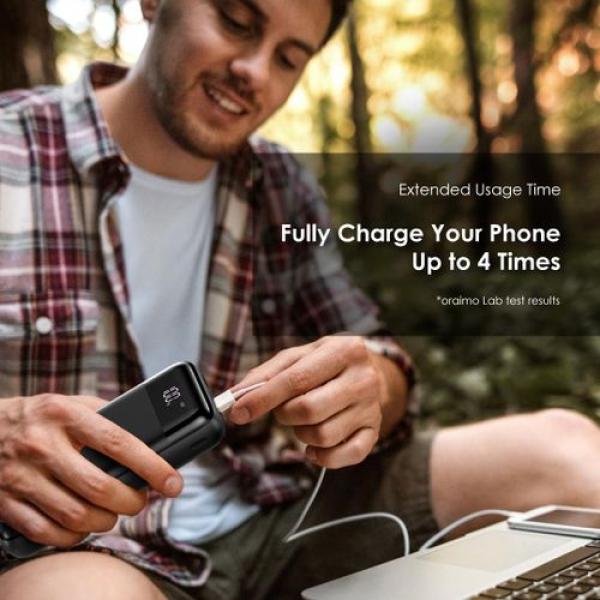 Oraimo Traveler 12 Byte power bank 20000mAh Large Power Display 12W Charging Portable Fast