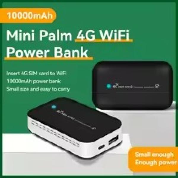 4G WiFi 6 Hotspot & 10000mAh Power Bank – The Ultimate Travel Companion